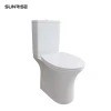 Rimless European Standard Luxury close-coupled Toilet suite Standard Height Wash-down Two Piece Toilet