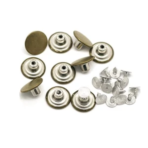 RoHS standard custom logo snap buttons,metal jeans button for jeans jackets