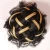 Import roller hair bun ring  synthetic hair  wholesale hair attachment Chignon from China