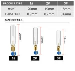 Rotating Copper Head Silica Gel Fishing Raft Fishing Insert Floating Seat Bulk Fishing Supplies Small Accessories