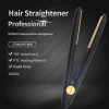Rozia Ceramic flat iron brush best mini steam hair straightener cream professional hair brush  steam