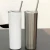 Import RTS Stainless Straight Blank White Sublimation Skinny Tumbler Wholesale 20oz 30oz Sublimation Blanks Tumbler with straw from China