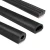 Import Rubber Seal Ribbed Profile with Peel-Off Tape, Black from USA