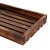 Import Rustic storge container food vegetable bread wooden slat breakfast dish tray display stand from China