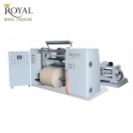 RYKF High speed kitchen aluminum foil rewinding machine, slitter rewinder
