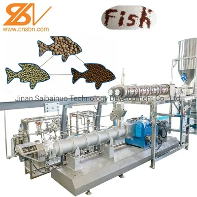 Saiabinuo 2020 New Design 2-3t/H Fully Automatic Floating or Sinking Fish Feed Pellet Machine