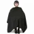 Import Salon Supplies Promotional Hairdressing Water Proof Cape Polyester All Black Customized Private Label Barber Cape from China