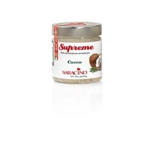 Saracino Supreme Concentrated Food Flavouring In Coconut Flavor 200 gr Made In Italy For Flavoring Desserts With Real Fruit