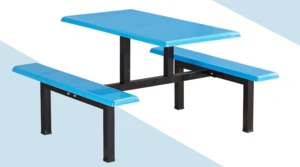 School canteen cheap dining table and chairs/restaurant table and chairs