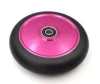 Scooter Accessory 110mm Stunt Scooter alloy hollow core PU wheel pink with bearing