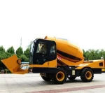 Self Loading Concrete Mixer Truck