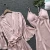 Import Sexy Womens Robe & Gown Sets Lace Bathrobe + Night Dress Four Pieces Sleepwear Womens Sleep Set Faux Silk night dress from China