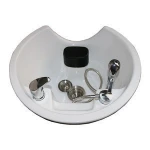 shampoo chair wash ceramic basin  good price  hair salon hairdressing shampoo basin