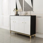 Shop furniture cheap sideboard cabinet luxury gold sideboards white wood sideboard for living room