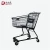 Import shopping cart with 4 wheels trolley for supermarket and store from China