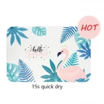 Shower Custom Non Slip Floor Absorbent Diatomaceous Earth Quick Dry Diatom Mud Bathroom Diatomite Bath Mat