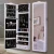 Import Simple combination storage cabinet floor full-length mirror jewelry storage mirror integrated storage cabinet from China