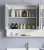 Simple Design Melamine Plywood Vanity Cabinets Wall Mounted Mirrored Bathroom Vanity Cabinets