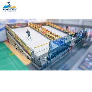 ski sports indoor  automatic infinite dry slope, skiing  indoor dry slope snowboard