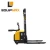 Import Small fork lifter 1.5ton electric pallet stacker with 2 stage 2m lifting mast from China