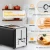Import Smart Automatic Electric Kitchen Machine Stainless Steel Mini 2 Slice Bread Toaster from China