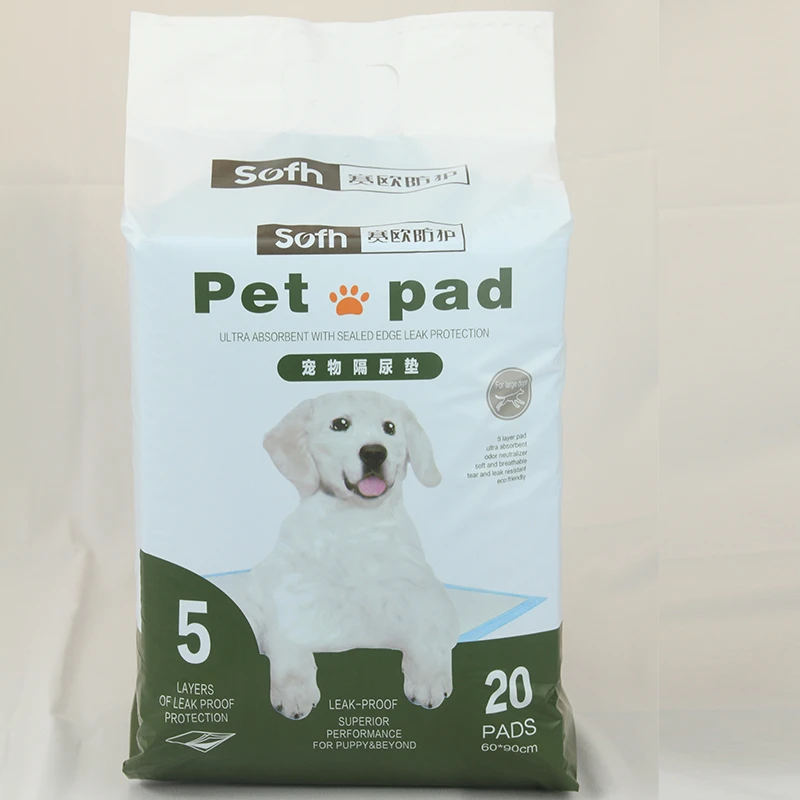 SOFH Wholesale Amazon Wish Disposable Absorbent puppy training pads pee