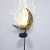Import Solar powered Outdoor Pathway decorative Magic Brass Hollow-Carved Metal Moon Globe Stake Solar Crackle Glass ball Garden Light from China