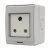 Import south africa type 250v/16A 1gang outdoor waterproof power socket with switch box from China