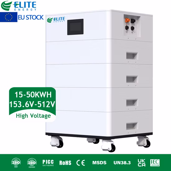 EU Stock 48V 51.2V 100ah High Voltage Stackable Solar Lithium Ion Battery 15kwh 20kwh 30kwh LiFePO4 Home Energy Storage Battery