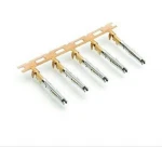 SS20W1F  SOCKET CONTACT with STAMPED SIZE 20 GOLD FLASH WIRE RANGE .34-.50MM 20-22AWG 5A. COMPATIBLE TO PART # SC20W3J