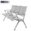 stainless steel 3 seats waiting area bench chair