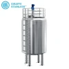 Stainless Steel Chemical Mixer Tank Round Square Winding Cosmetic Chemical Movable Style