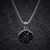 Import Stainless Steel Faith Sun God Apollo Pendant Necklace for Men Boys with 21.6 Inches Chain Silver Tone High Polish Gifts for Him from China