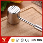 Stainless Steel Hanging Kitchen Tools Beef Meat Tenderizer Pounder Hammer