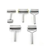 Stainless Steel Rolling Pin Pastry Pizza Fondant Bakers Roller Metal Kitchen Utensils Ideal for Baking Dough Pizza Pie Pasta
