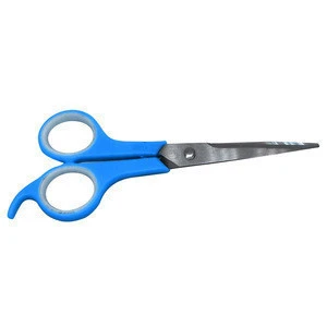 Stainless Steel Sharp Blade Plastic Handle Hair Cutting Professional Barber Scissors
