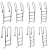 Import Stainless Steel Swimming Pool Ladder Polished Water Tank Steel Ladders For Inground Pool/Spa from China