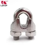 Stainless Steel US Type Malleable Wire Rope Clip SS304 SS316 U Bolt Saddle Fastener Cable Clip Clamp