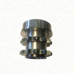 Steel Duplex industrial chain sprocket  with Hub