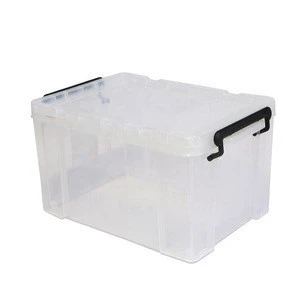 Stock available strong durable workable transparent plastic storage box