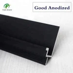 Stock Foshan OEM manufacturer furniture hardware L shape aluminum profiles