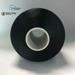 stock products grs certification FDY dyed black AA grade recycled polyester filament yarn