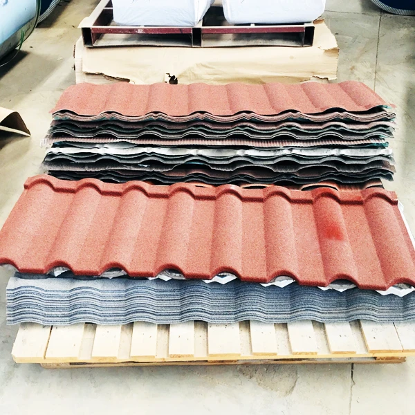 Stone Chip Coated Metal Roofing Tiles
