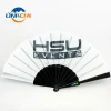 summer hand craft plastic hand fan with your design