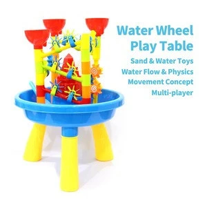 Summer Outdoor Play Set Beach Toy Sand and Water Table for Kids