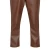 Import Summer Pants For Women Petite Chocolate Faux Leather Slim Leg Trousers from China