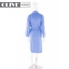 Super Soft Blue Warm Luxury Robe 100 Cotton Terry Microfiber Bathrobe For hotel