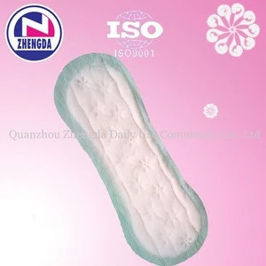 super soft green strip daily used anion women panty liner