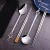 Import SUS304 stainless steel chinese non-slip reusable public chopstick and public spoon cutlery set from Pakistan