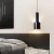 Import Suspended light Fixtures Cylinder black iron LED Pendant light office hanging lights ETL89079 from China